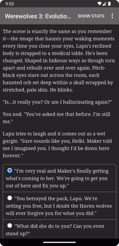 Capturas de tela do Werewolves 3
