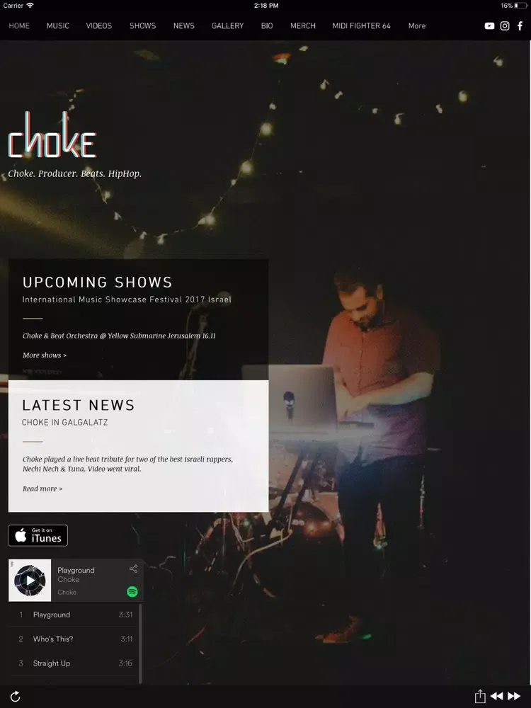 Capturas de pantalla de Choke Beats iPad 