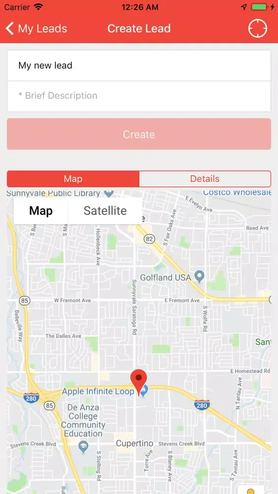 Ảnh chụp màn hình của Chola CRM