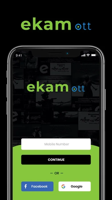 Tangkapan skrin Ekam OTT