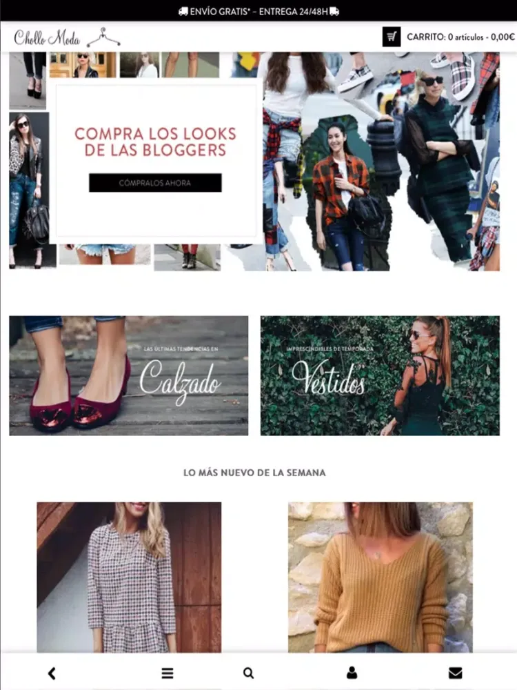 Capturas de tela do CholloModa - Tienda moda mujer iPad 
