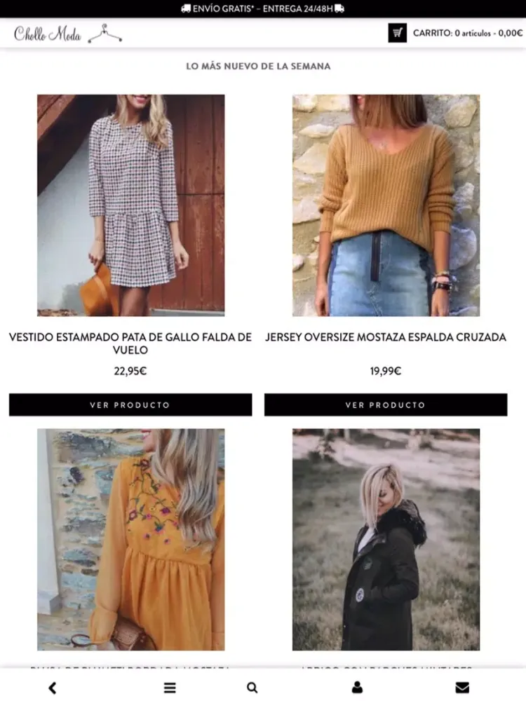 Capturas de tela do CholloModa - Tienda moda mujer iPad 