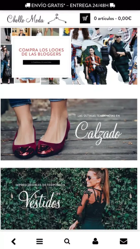 Capturas de tela do CholloModa - Tienda moda mujer