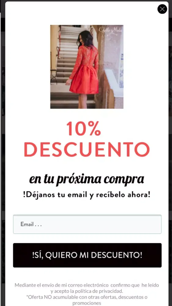 Capturas de tela do CholloModa - Tienda moda mujer