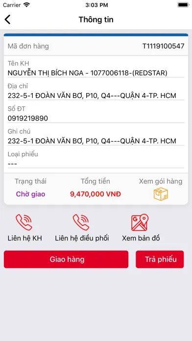 ChoLonDelivery应用截图