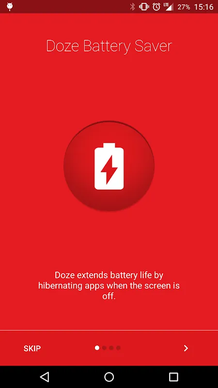 تصاویر Doze Battery Saver