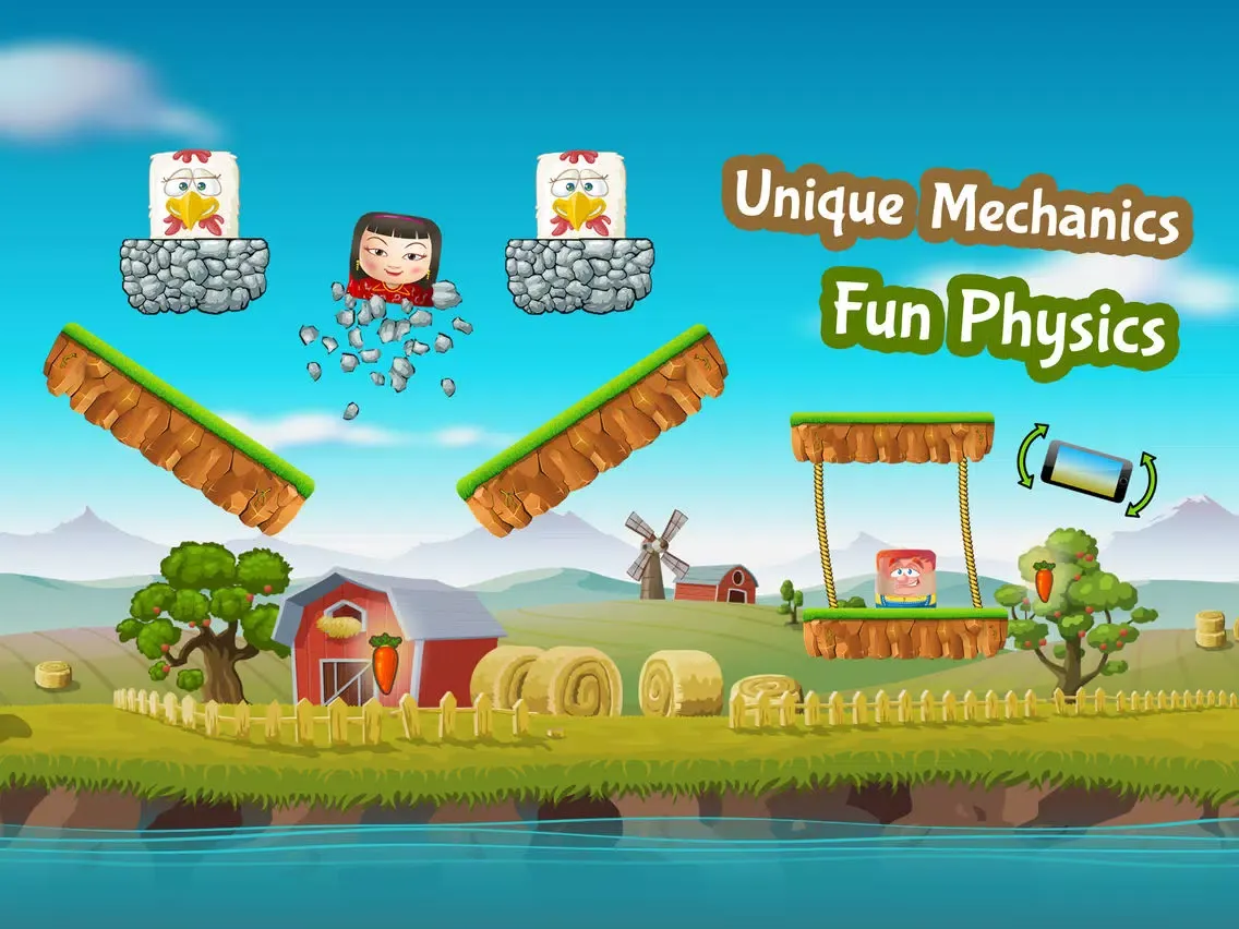 Tangkapan skrin Square Borne Farm - Fun Physics for Everyone! iPad 