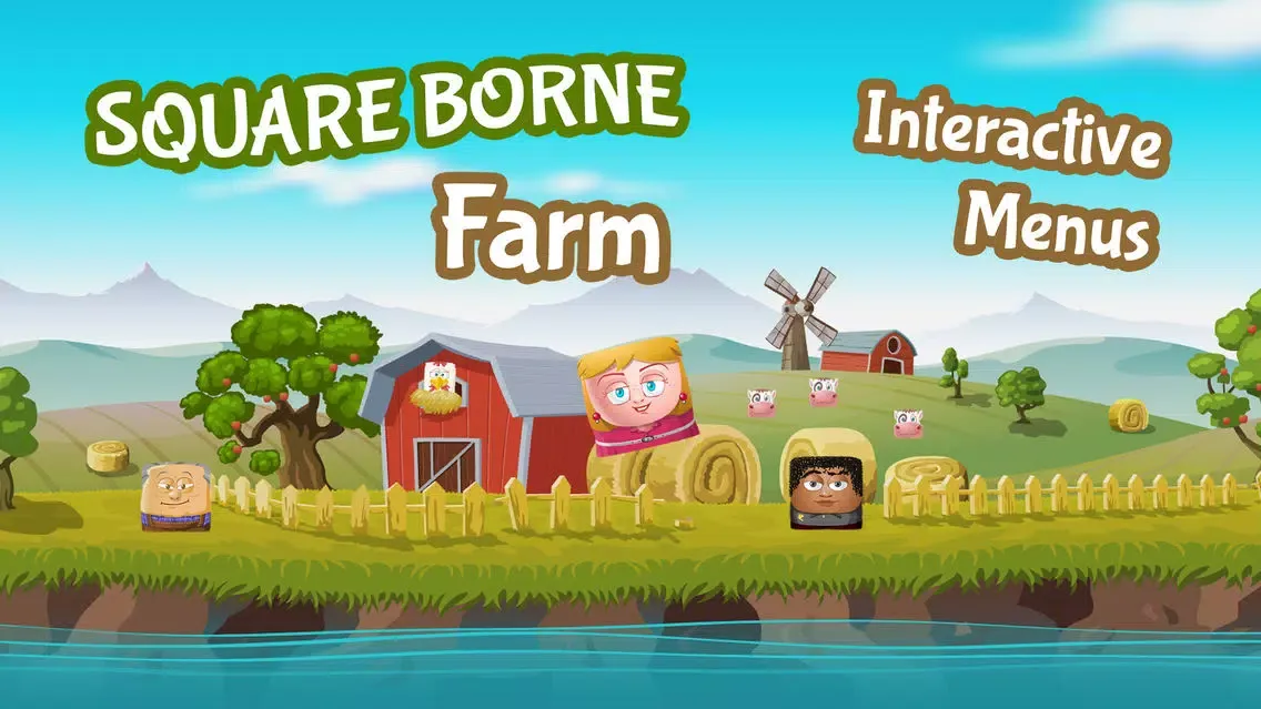 Tangkapan skrin Square Borne Farm - Fun Physics for Everyone!