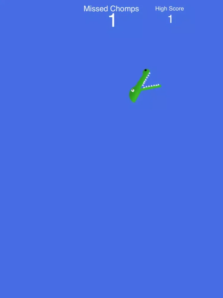 Zrzuty ekranu Chompy Croc iPad 