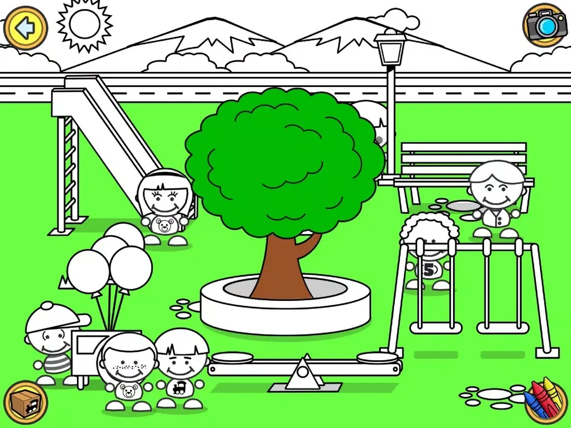 Capturas de pantalla de Choo Choo Park iPad 