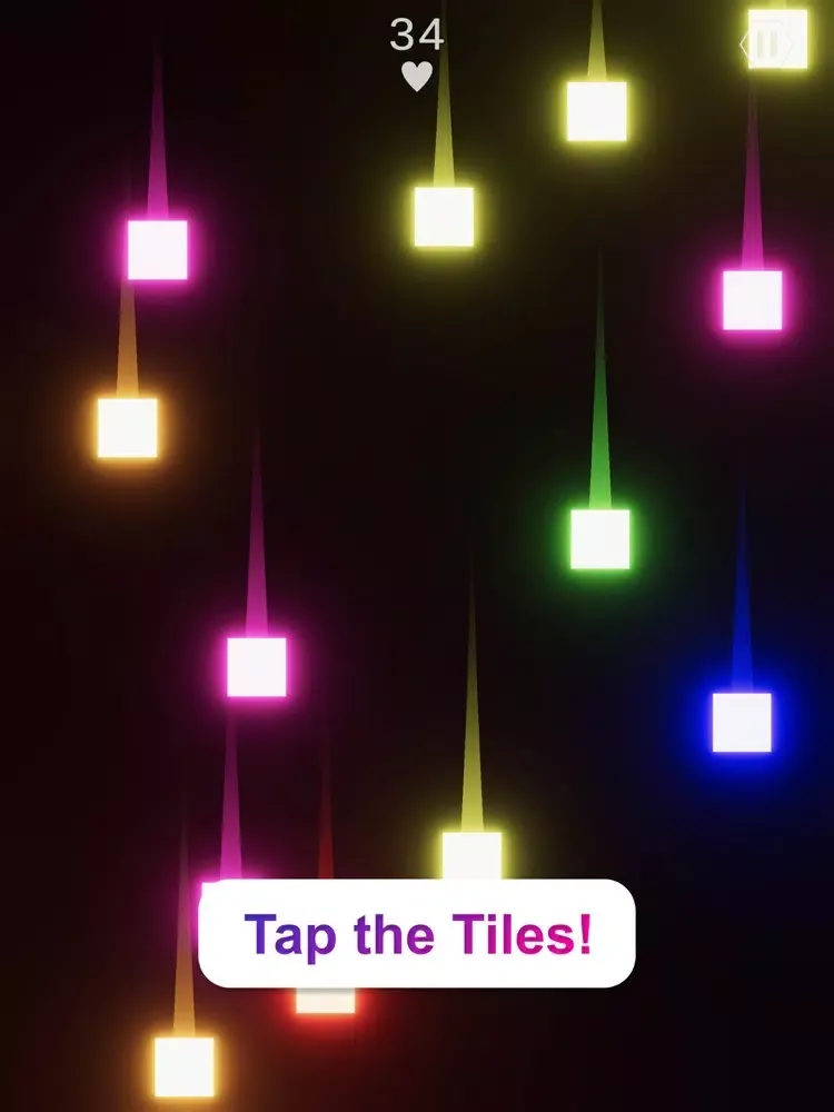 Tangkapan layar Topple Tiles iPad 