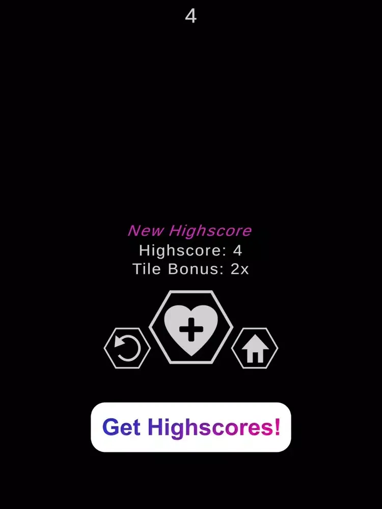 Tangkapan layar Topple Tiles iPad 
