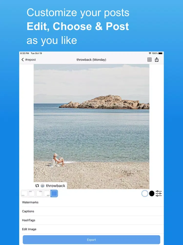 Instant Save for IG Repost iPad  স্ক্রিনশট