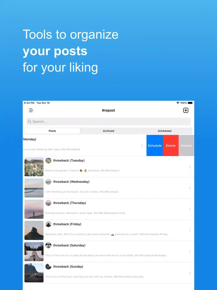 Instant Save for IG Repost iPad  স্ক্রিনশট