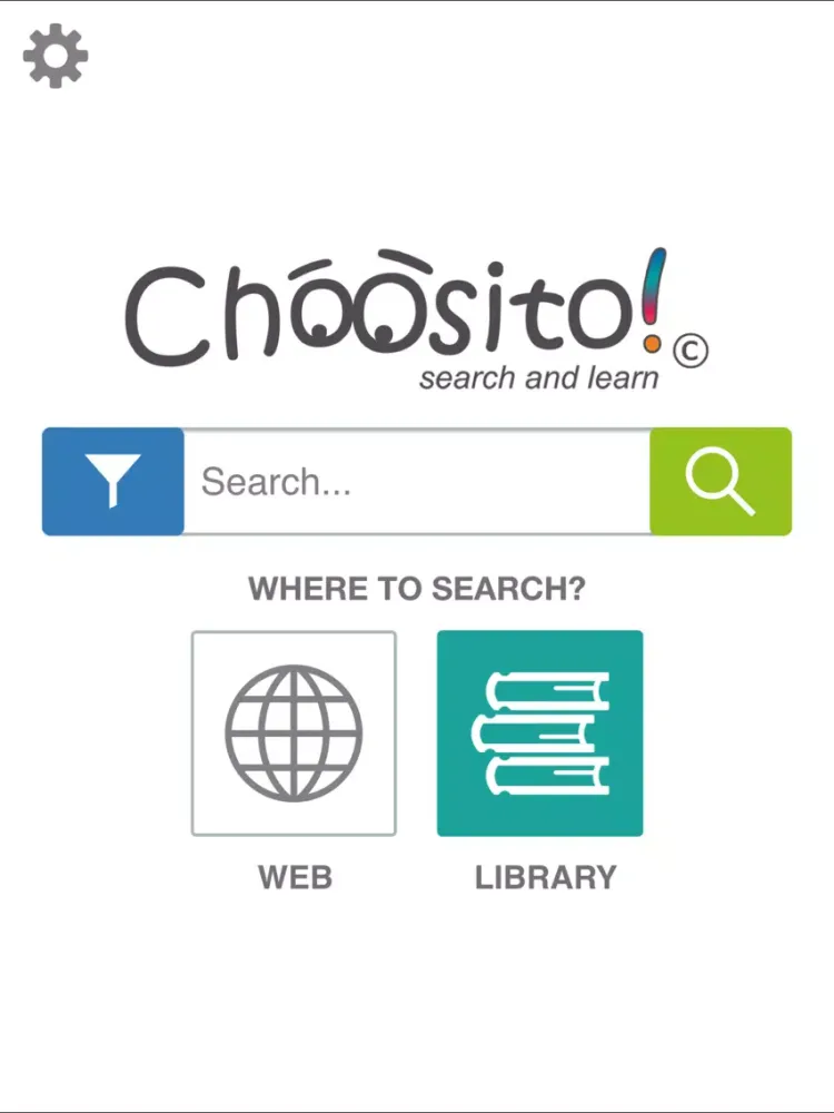 Choosito! - safe and age appropriate web search iPad  Screenshots