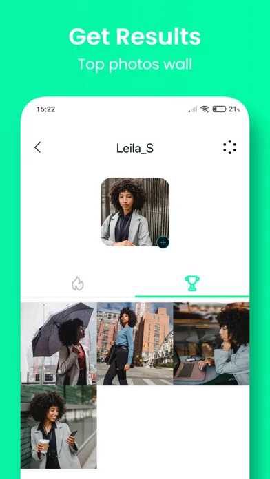 Zrzuty ekranu Choosy - Create photo polls