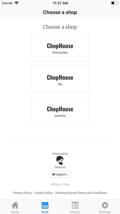 ChopHouse Barbering स्क्रीनशॉट