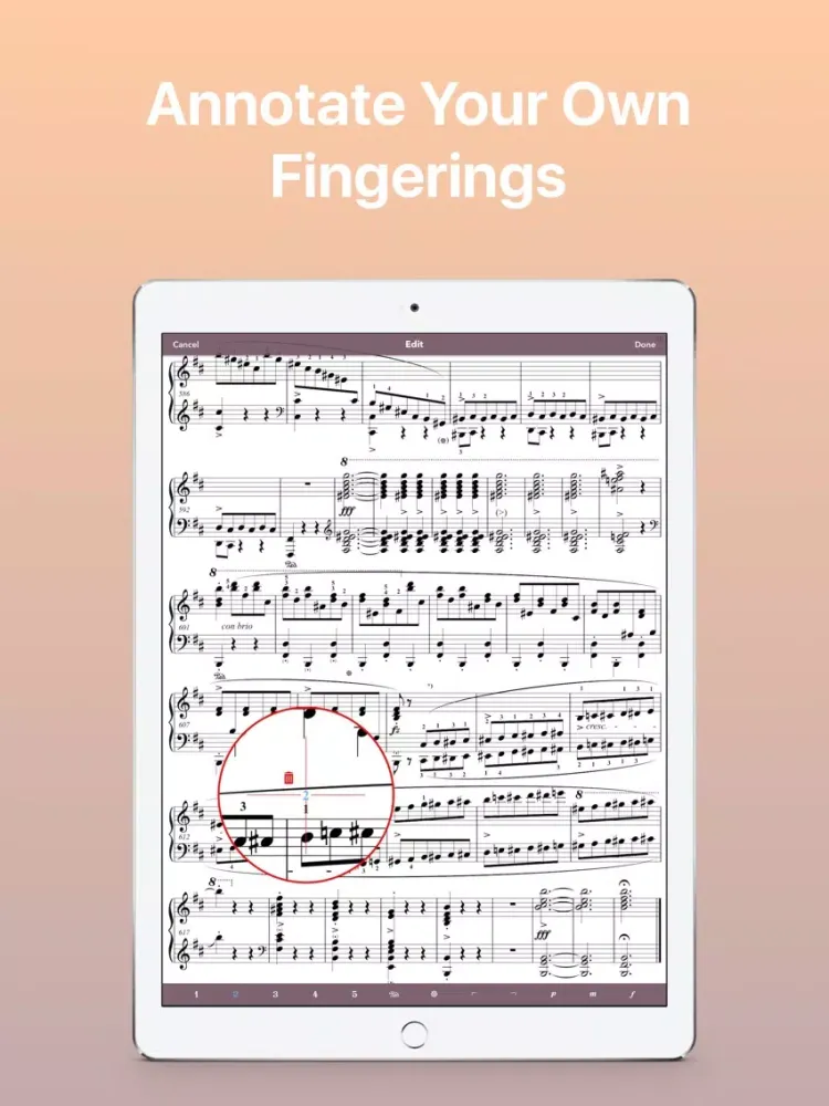 Ảnh chụp màn hình của Chopin: Scherzos iPad 