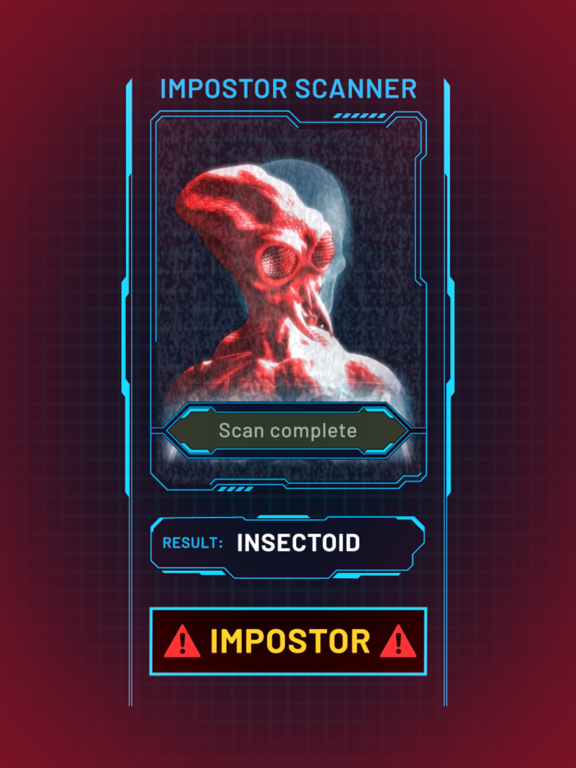 Impostor Scanner iPad  スクリーンショット