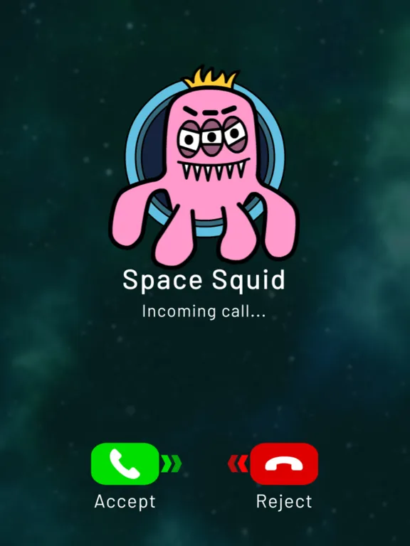 Outer Space Call Prank iPad  স্ক্রিনশট