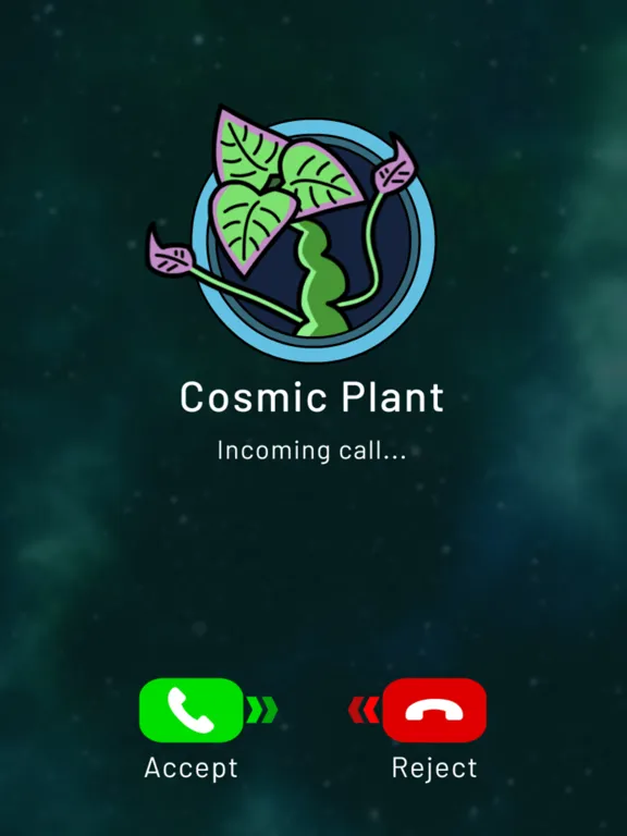 Outer Space Call Prank iPad  স্ক্রিনশট
