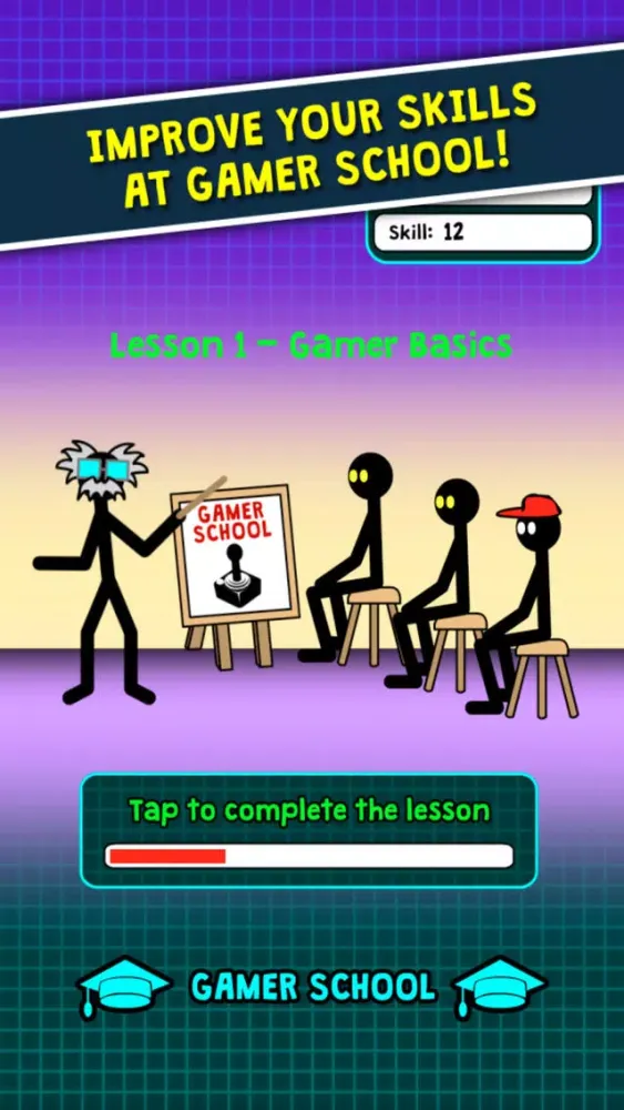 Stickman Gamer Tycoon应用截图