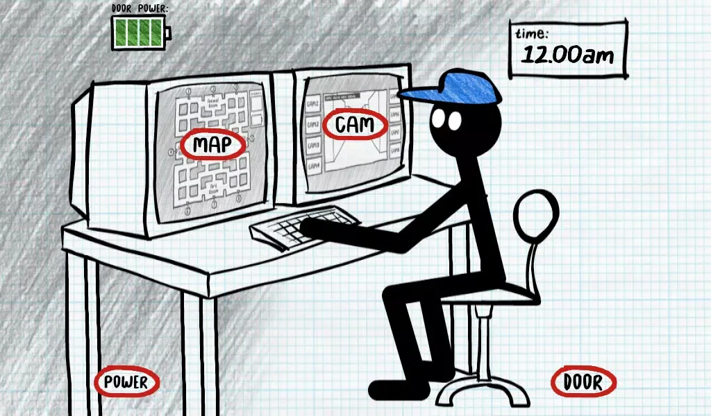 Stickman Five Nights Survival Screenshots