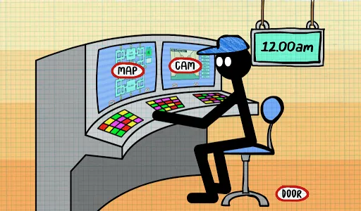 Stickman Five Nights Survive 2 Screenshots