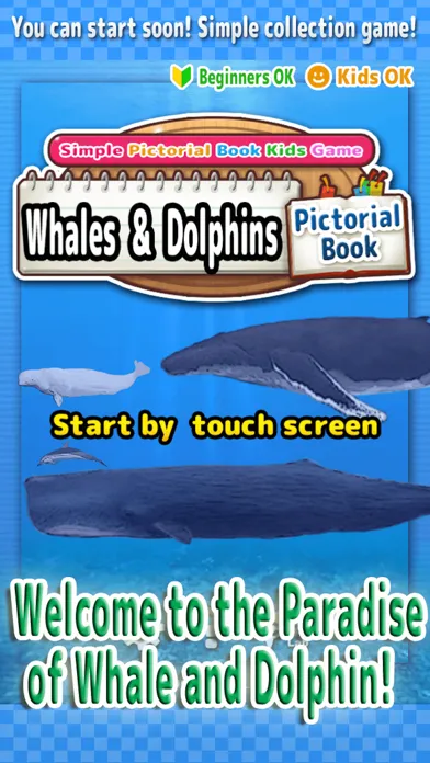 Tangkapan layar Whales & Dolphins of the World -Simple Pictorial Book Kids Game -