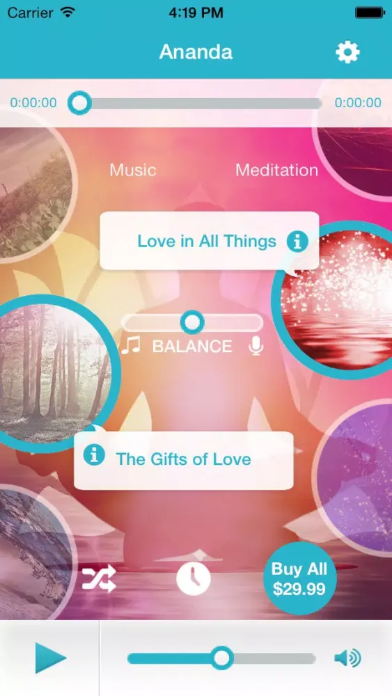 Ảnh chụp màn hình của Living in Love