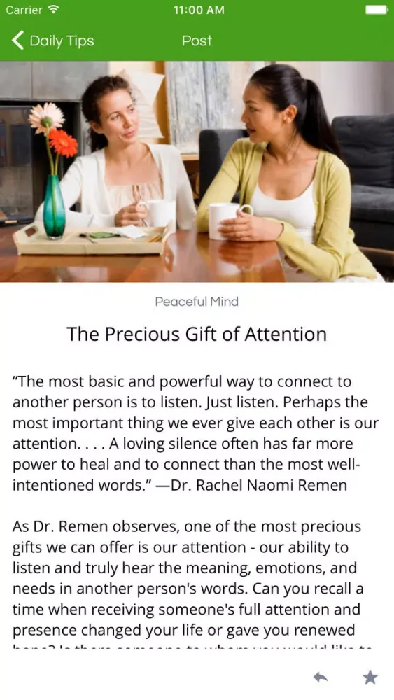 Ayurvedic Daily Tips by the Chopra Center Screenshots
