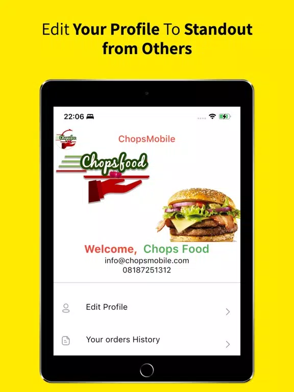 Chops Vendors iPad  Ekran Görüntüleri