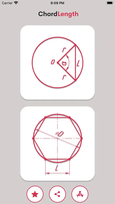 Chord Length Calculator স্ক্রিনশট