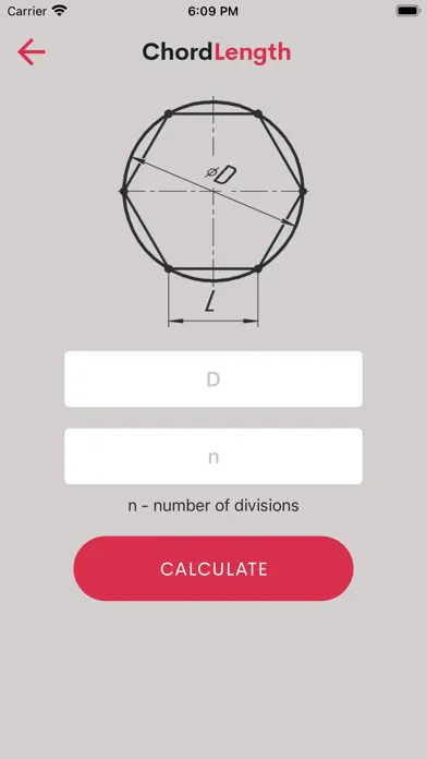Chord Length Calculator স্ক্রিনশট
