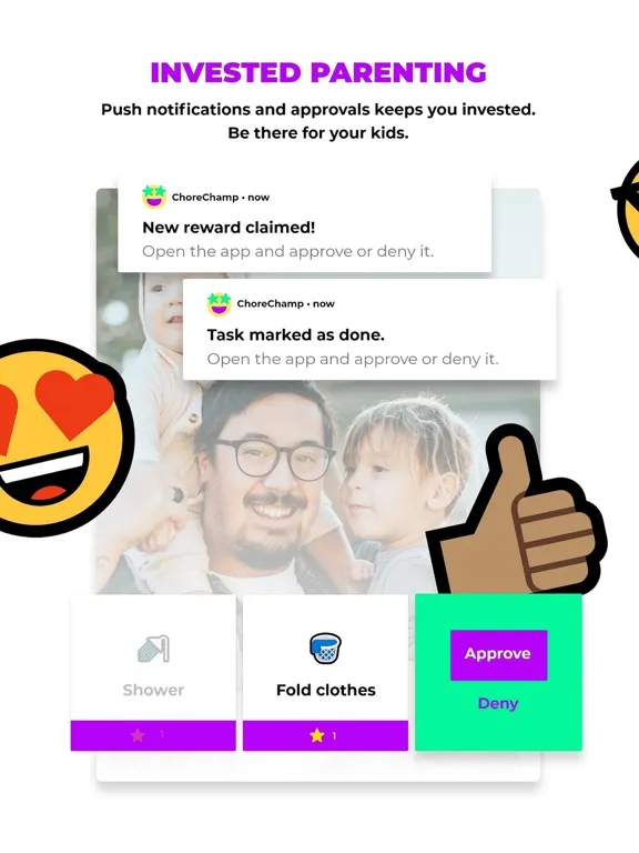 ChoreChamp - Chore Manager App iPad  Screenshots