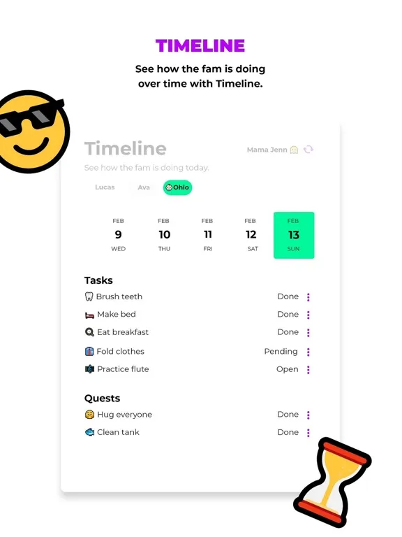 ChoreChamp - Chore Manager App iPad  Screenshots