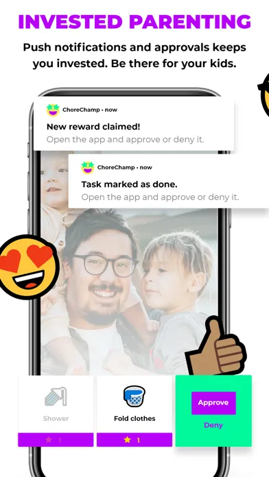 ChoreChamp - Chore Manager App Screenshots