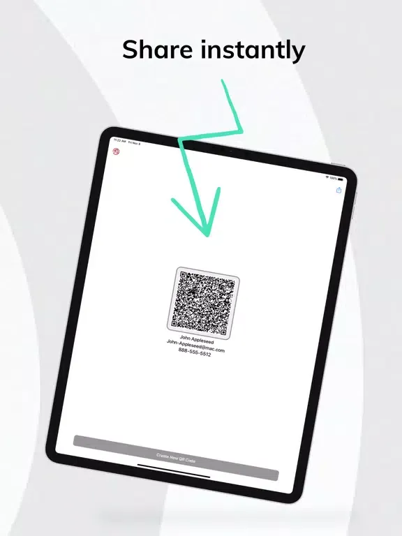 Here's My Card QR iPad  Ekran Görüntüleri