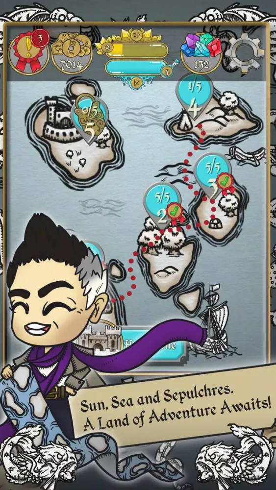 ภาพหน้าจอของ Glyph Quest Chronicles