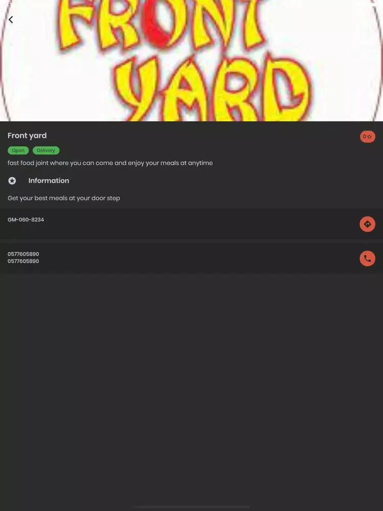 Capturas de tela do Chownie Vendor - Manage Orders iPad 