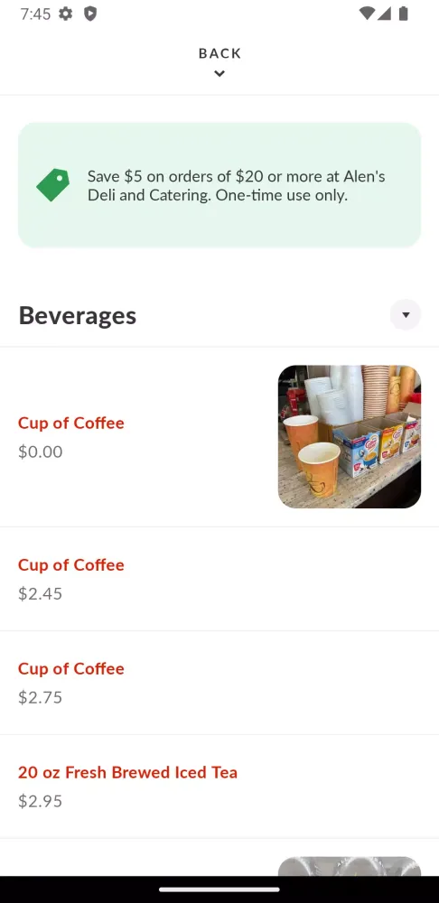 Alen's Deli and Catering Screenshots