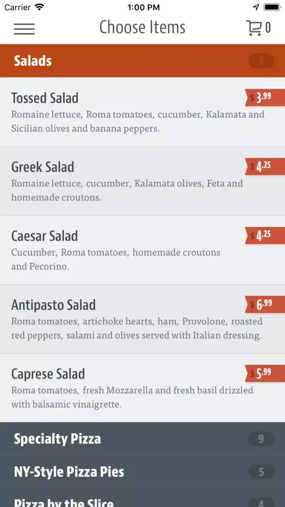 Capturas de pantalla de Amore Pizzeria Ristorante
