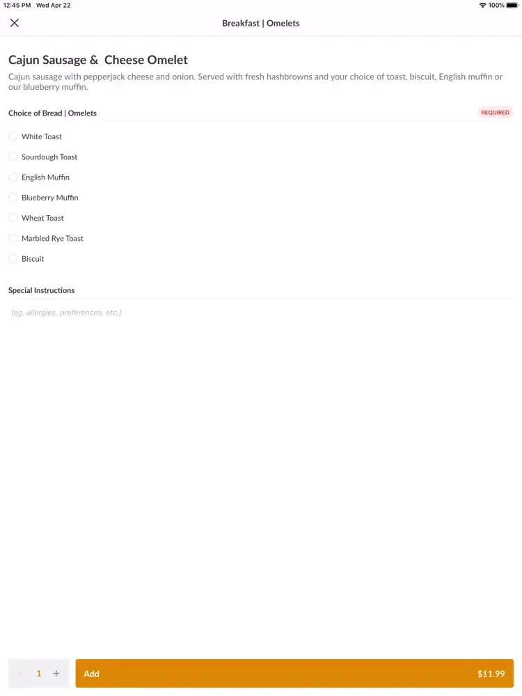 Berry Fields Cafe iPad 應用截圖