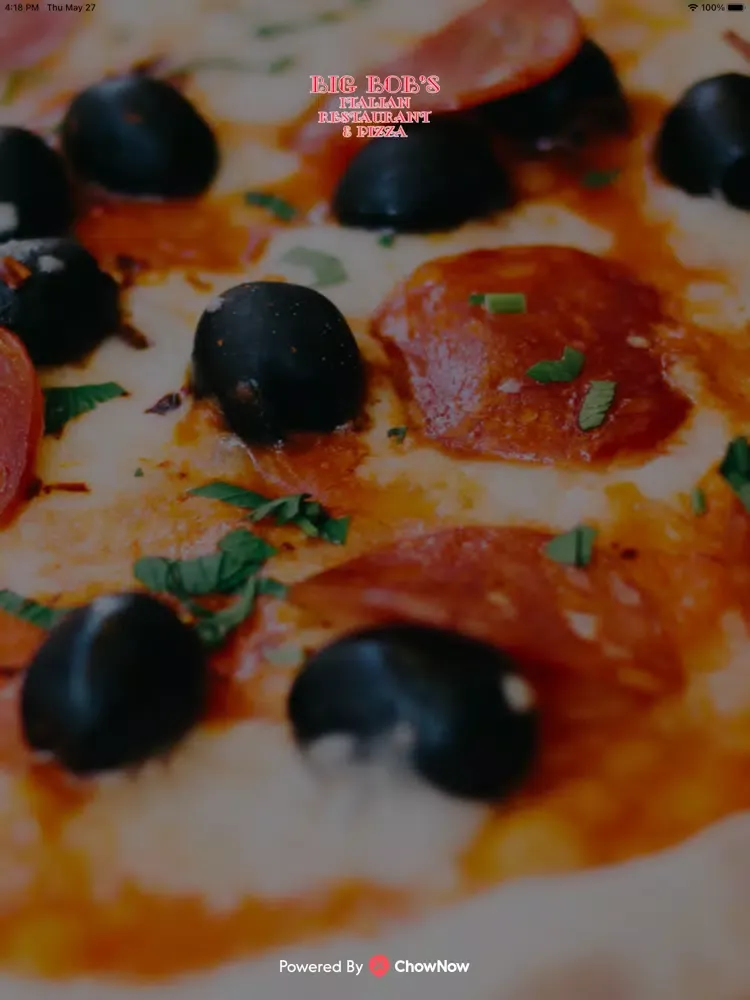Big Bob's Restaurant And Pizza iPad 应用截图