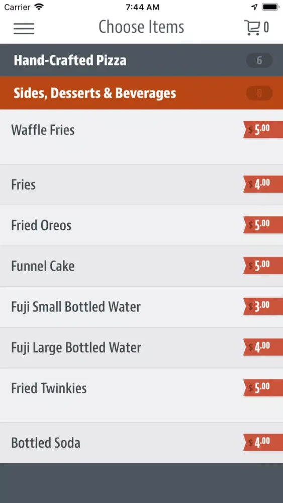 Capturas de tela do Big Daddy's Pizza LA