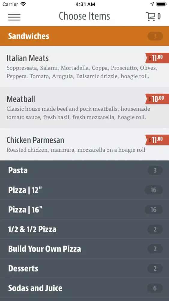 Blackbird Pizza应用截图
