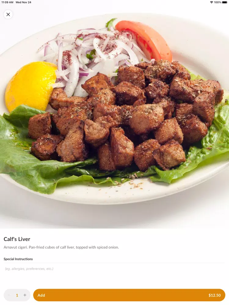 BlackSea Fish & Grill iPad  سکرین شاٹس