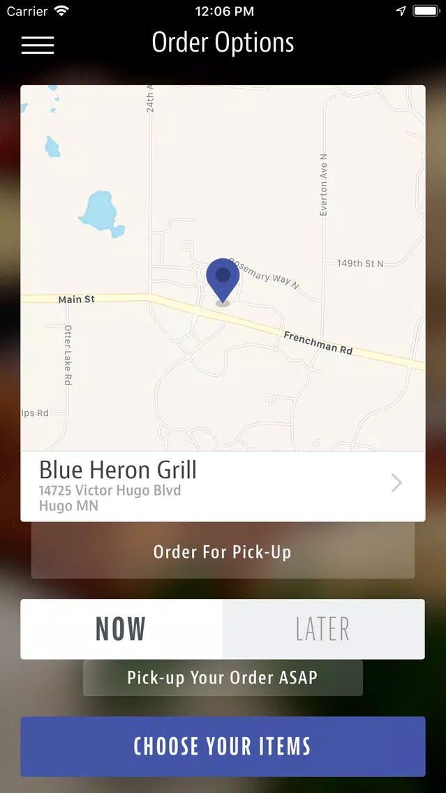 Blue Heron Grill Hugo Ekran Görüntüleri