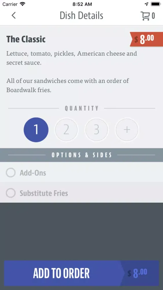 Capturas de tela do Boardwalk Fries