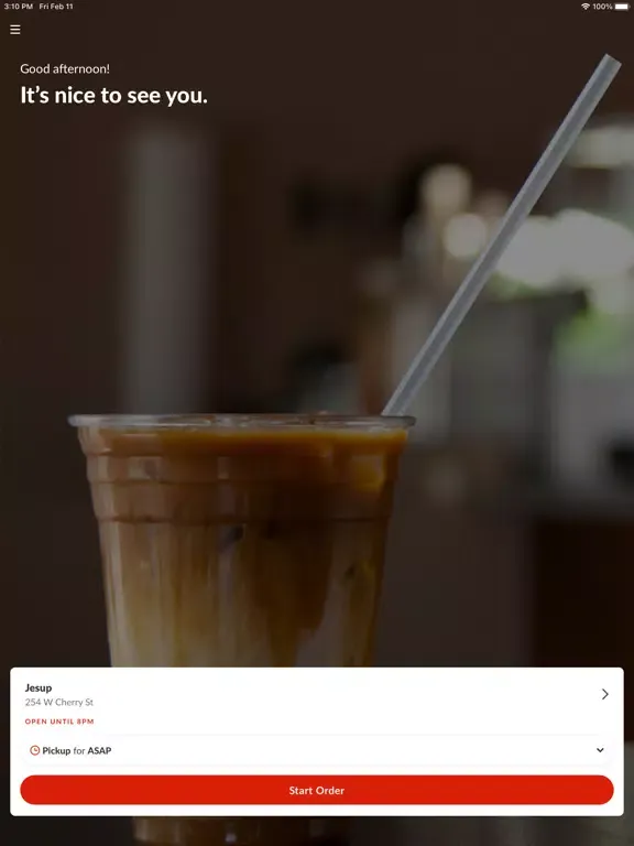Zrzuty ekranu Cafe Euro-Jesup iPad 